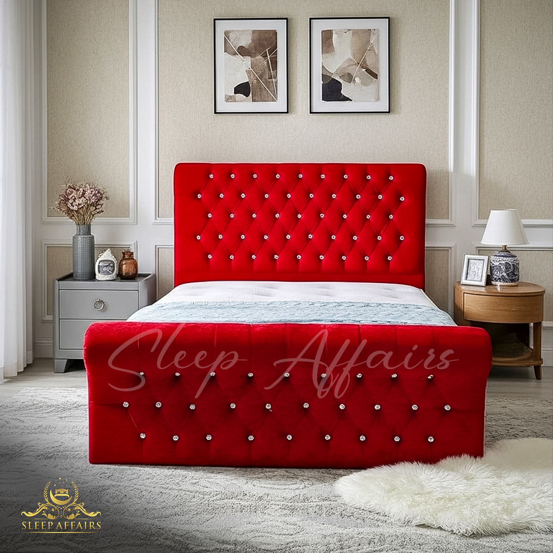 New York sleigh Bed - Image 3