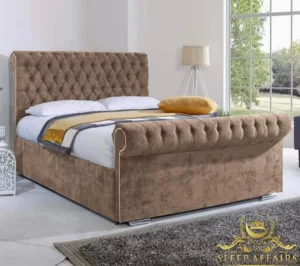sleigh design bed