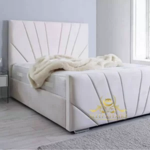 Elegant sleigh bed