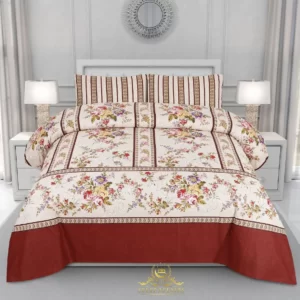 beautiful light colour cotton satin bedsheets