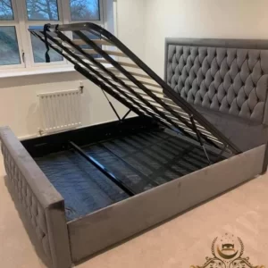 Swedish Sleigh ottoman bed
