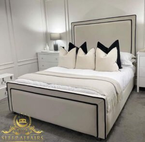 Plain Headboard Sleigh Bed - Image 2