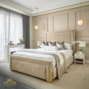 Plain Headboard Sleigh Bed