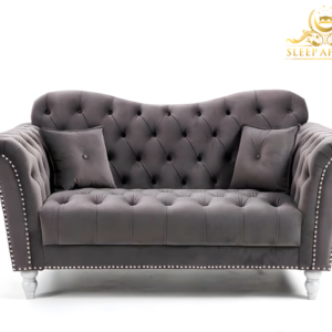 Deep Button-Tufted Chesterfield Sofa