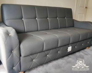 Square Diamond Convertible Sofa Settee