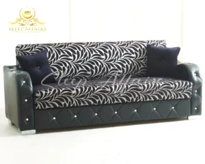 Classic Deep Black Settee