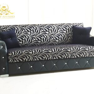 Classic Deep Black Settee