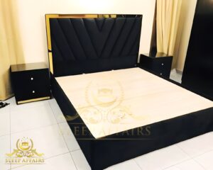 Luxury Pearl Sleigh Bed
