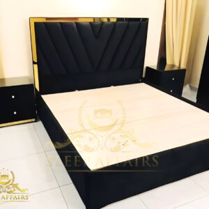 Luxury Pearl Sleigh Bed