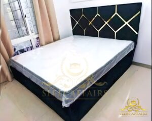 Monaco Upholstered Sleigh Bed