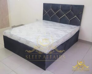 Monaco Upholstered Sleigh Bed