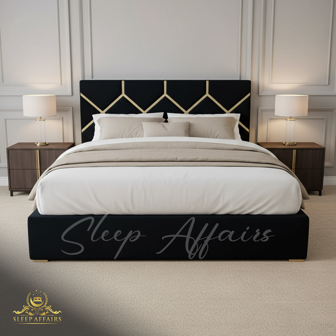 Monaco Upholstered Sleigh Bed - Image 3