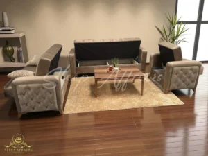 Antalya Chesterfield Sofa Bed - Image 2