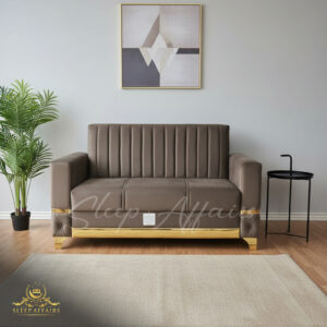 Evo gold sofa bed settee