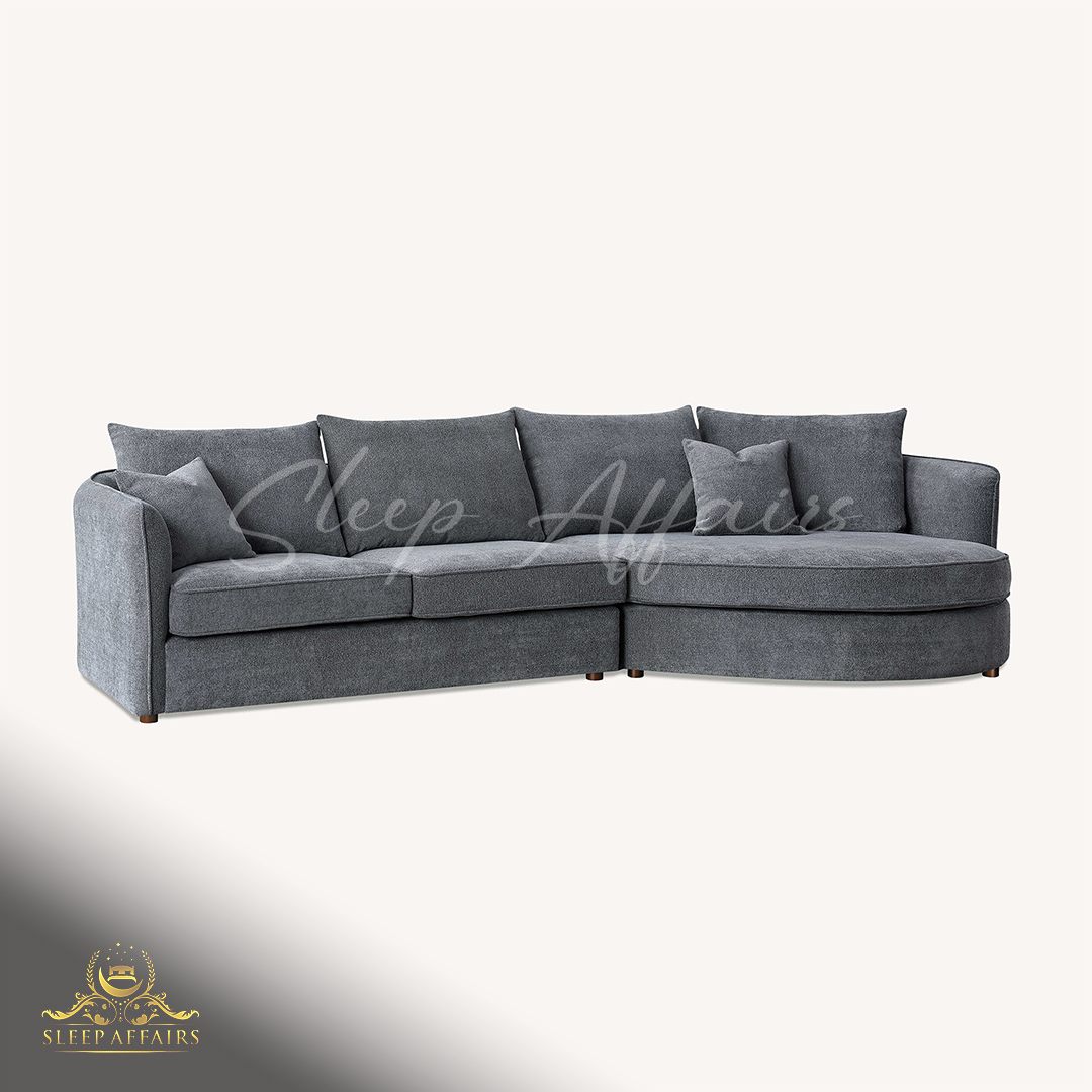 Togo round chaise sofa - Image 2